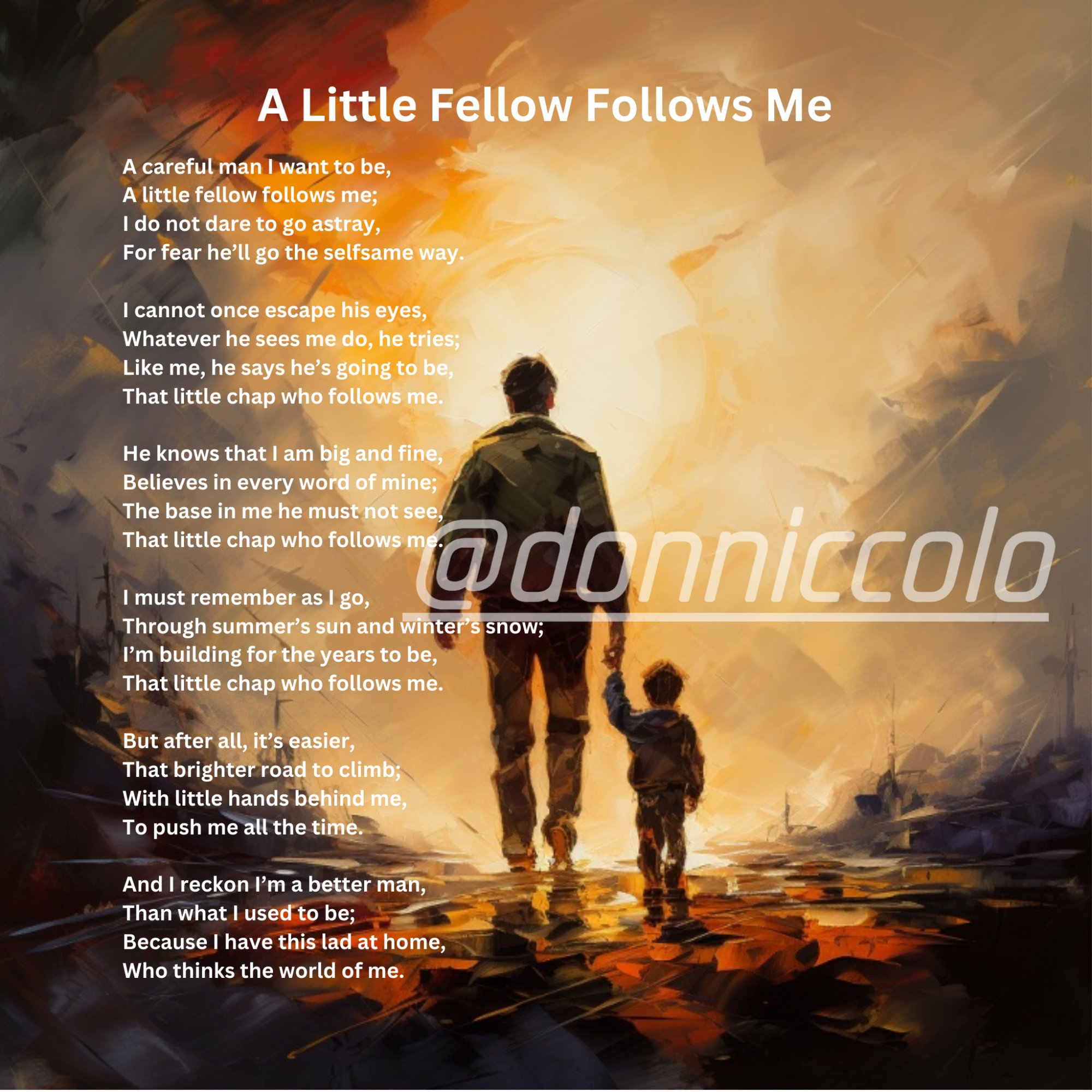 A Little Fellow Follows Me